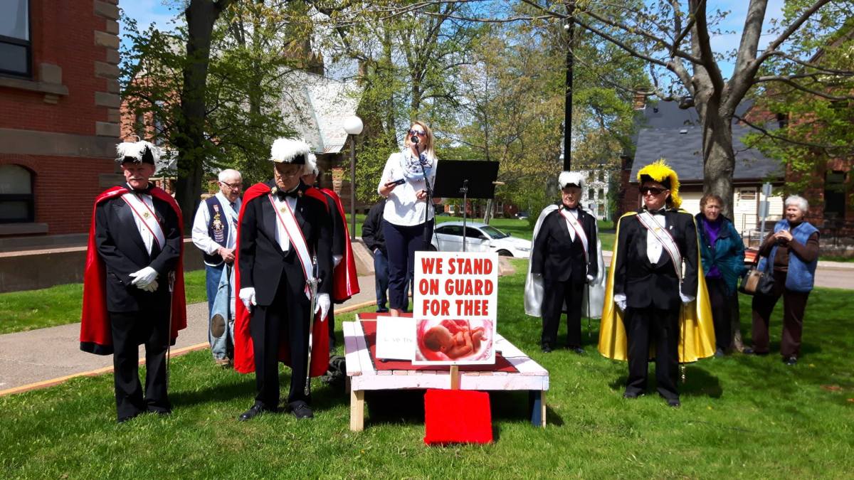 Pro Life March, Charlottetown, May 28,&nbsp;2017